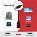 C-DP12-10M Dynamix 10m DisplayPort v1.2 Cable with Gold Shell Connectors DDC