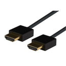 C-HDMI2BLK-1 C-HDMI2BLK-1 Dynamix 1M HDMI BLACK Nano High Speed With Ethernet Cable. Designed