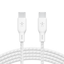 CAB014BT2MWH2PK - Belkin Boost Charge USB-C Data Transfer Cable - 2 m USB-C Data Transfer Cable for USB Device - White - 2 / Pack