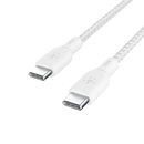 CAB014BT2MWH2PK - Belkin Boost Charge USB-C Data Transfer Cable - 2 m USB-C Data Transfer Cable for USB Device - White - 2 / Pack