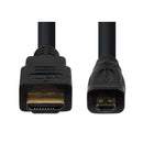 C-HDMI-MIC-1 C-HDMI-MIC-1 Dynamix 1m HDMI to HDMI Micro Cable v1.4. Max Res: 4K@30Hz. Colour