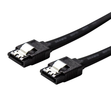 C-SATA3 - Dynamix 0.5m SATA 6Gbs Data Cable with Latch. Black colour