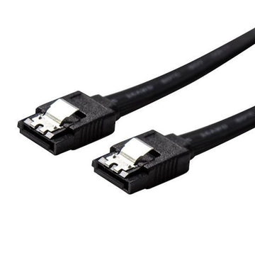 C-SATA3-20 - Dynamix 0.2m SATA 6Gbs Data Cable with Latch. Black colour