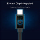 C14086BK - Unitek 0.5m USB 3.1 USB-C Male to USB-C Female Extension Cable.