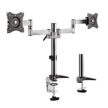 LDT11-C024 - 13"-27" Dual Monitor Desk Mount. Max load 8kg per arm, Extend, Tilt and Swivel