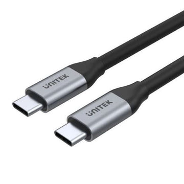 C14091ABK - Unitek 2m USB-C to USB-C 3.1 Gen1 Cable for Syncing & Charging.