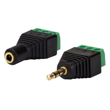A-ST35T - Dynamix 3.5mm Stereo to Wired Adapter, PAIR (Male and Female).