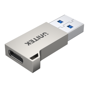 A1034NI - Unitek USB-A Male to USB-C Female Ultra-Tiny Adaptor with Easy