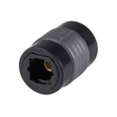 A-TLFIB-FF - Dynamix TosLink Fibre Optic Audio Coupler Female to Female.