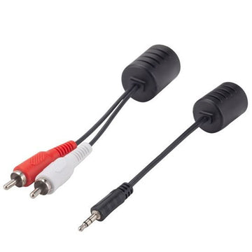 BAL-RCARJ45 - Dynamix Stereo Audio Connector to RJ45 Balun & 2x RCA Connectors to