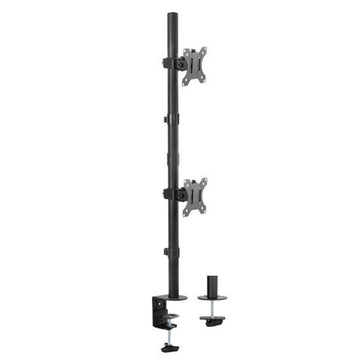 LDT12-C02V - 13"-32" Dual Vertical Articulating Monitor Stand. Max Load 8kgs per Monitor. Rotate, Tilt & Swivel.