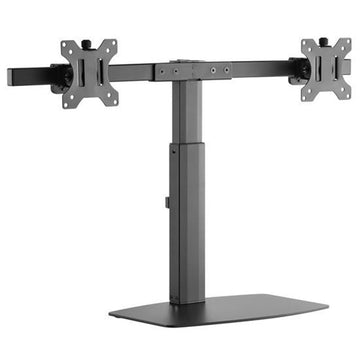 LDT22-T02 - 17''-27'' Dual Screen Vertical Lift Monitor Stand. Easy Gas Spring Switch for effortless Adjustment