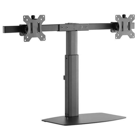 LDT22-T02 - 17''-27'' Dual Screen Vertical Lift Monitor Stand. Easy Gas Spring Switch for effortless Adjustment