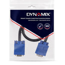C-VDDCBK-MM1 - Dynamix 1m VESA DDC1 & DDC2 VGA Male/Male Cable - Moulded,