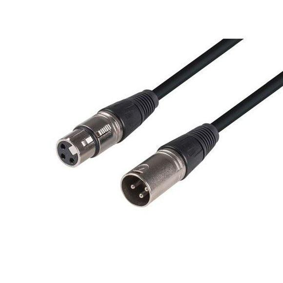 C-XLR3-2 - Dynamix 2m XLR 3-Pin Male to Female Balanced Audio Cable