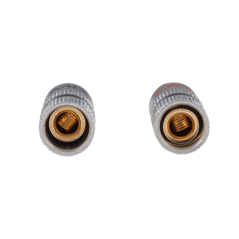 CA-BPLUGV2 - Dynamix Banana Plugs Gold Plated with Alloy Jacket, Max 14AWG Cable