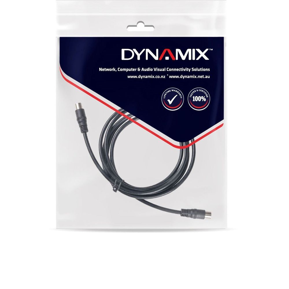 CA-RF-MM5 - Dynamix 5m RF Coaxial Male to Male Cable