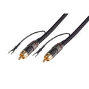 CA-SUBG-3 - Dynamix 3m Coaxial Subwoofer Cable RCA Male to Male with