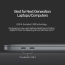 C14100BK-0.8M - Unitek 0.8m USB-C to USB-C 4.0 Cable. Supports up to 40Gbps