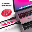 C14100BK-0.8M - Unitek 0.8m USB-C to USB-C 4.0 Cable. Supports up to 40Gbps