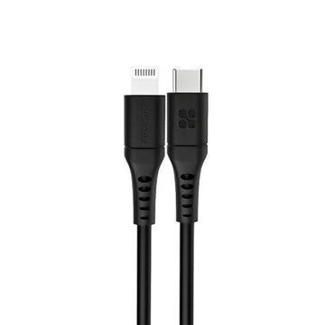 POWERLINK-200.BK - Promate 2m 20W PD USB-C to Lightning Charge & Sync Cable.