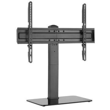 LDT03-23L - 37-70" Universal Swivel Tabletop TV Stand with Glass Base. Swivel & Vertical Height Adjustable