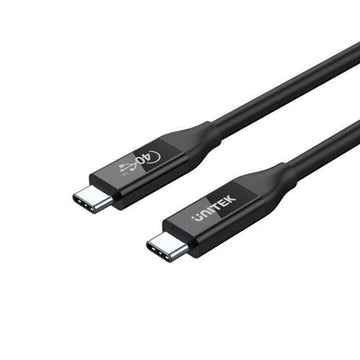 C14100BK-0.8M - Unitek 0.8m USB-C to USB-C 4.0 Cable. Supports up to 40Gbps