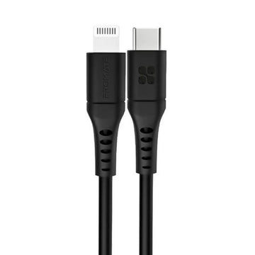 POWERLINK-300.BK - Promate 3m 20W PD USB-C to Lightning Charge & Sync Cable.