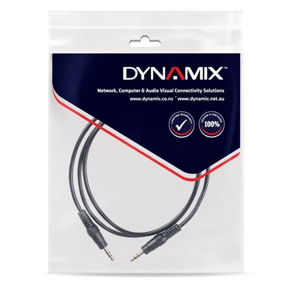 CA-ST-MM5 - Dynamix 5M Stereo 3.5mm Plug Stereo MM Cable