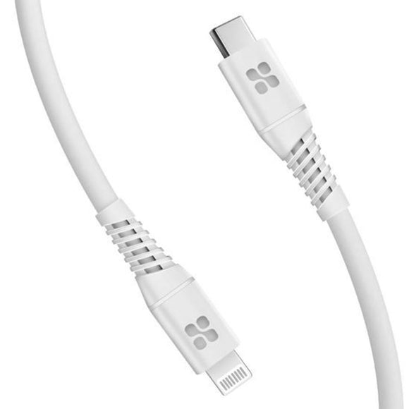 POWERLINECI120WH - Promate 1.2m MFI Certified USB-C to Lightning Data & Charge Cable.