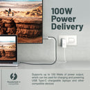 HDMI-PD100 - Promate 1.8m 4K USB-C to HDMI Cable with Gold Plated Connectors.