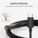 C14103BK-1.5M - Unitek 1.5m USB 3.0 USB-A Male To USB-C Cable. Reversible USB-C.