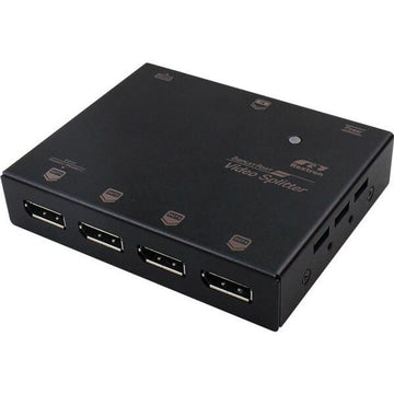 VKSP-1004 REXTRON 1-4 UHD Display Port Splitter. Supports 4K UHD@60Hz