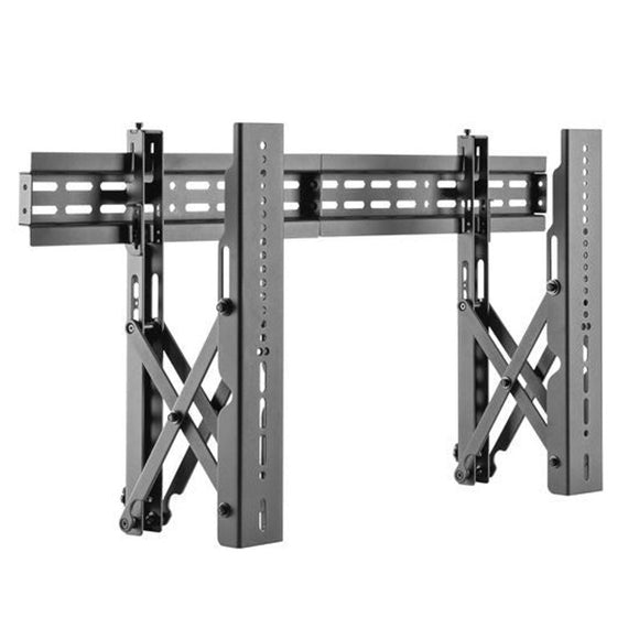 LVW02-48F - 37"-70" Pop-Out Video Wall Mount Bracket. Max Load 45kg. Lateral Shift Brackets with Built-In Level