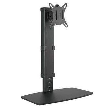 LDT67-T01.BLK - 17"-32" Single Screen Vertical Lift Steel Monitor Stand. 10 View Height Settings, Free Tilt Design
