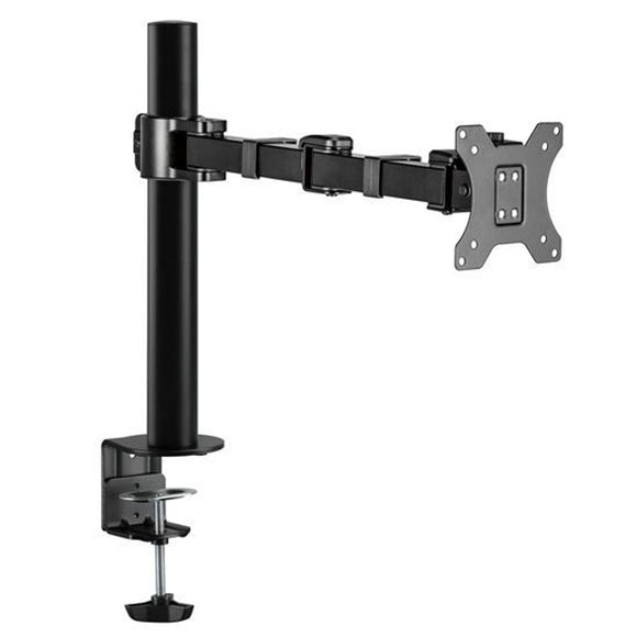 LDT33-C012 - 17"-32" Single Monitor Articulating Arm. Max Load: 12kg, VESA 75xx75 & 100x100. Extend, Tilt and Swivel