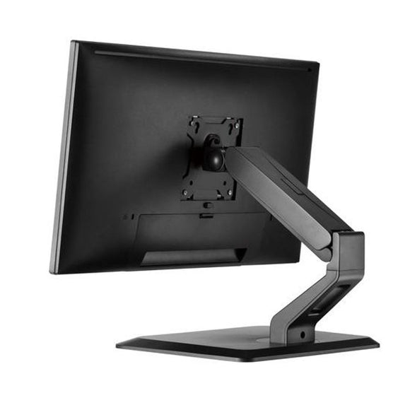 LDT35-T01 - 17'' -32'' Single Screen Articulating Monitor Stand. Free-Tilting Design, Rotary Base 360 Rotary VESA Plate