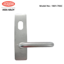 Lockwood - Internal - External Plate Levers - LED Options - OPTIONS External plate and lever with cylinder hole