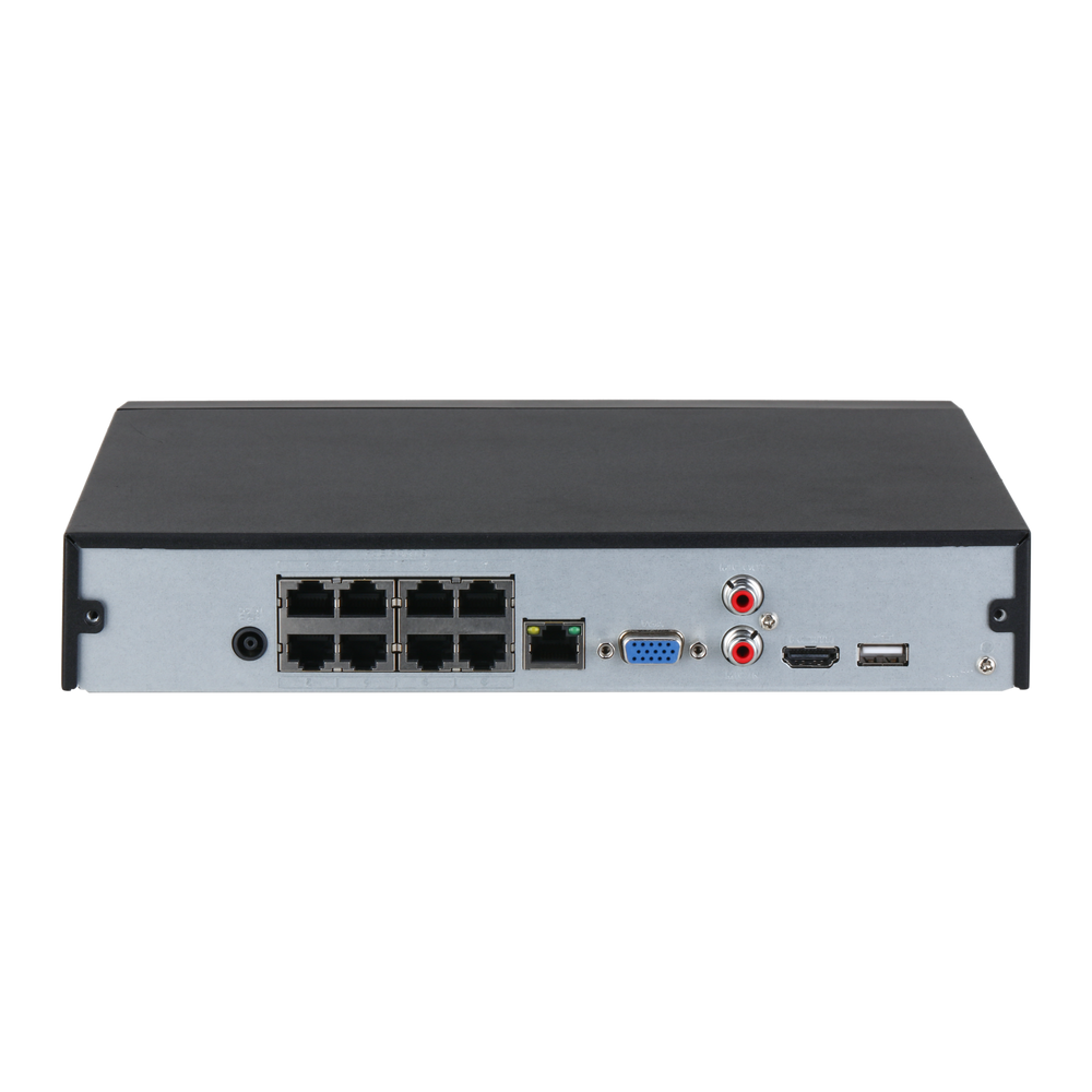 DHI-NVR2108HS-8P-I2 - Dahua - 8 Channel Compact 1U 8PoE 1HDD WizSense Network Video Recorder