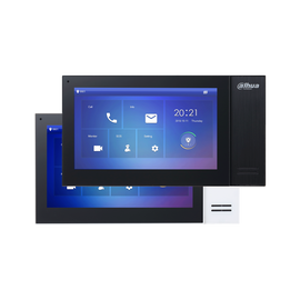DHI-VTH2421FB-P - Dahua - IP Intercom Kit, Door Station, 7" Monitor, Switch, Flush Mount