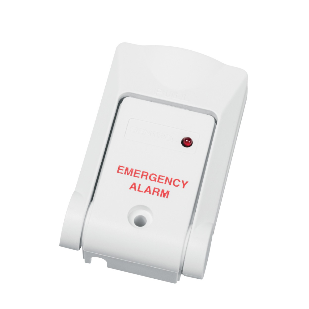 Sentrol Sensor Button 3040-W - Sentrol Duress Panic Switch, Surface Mount, SPST, White with ...