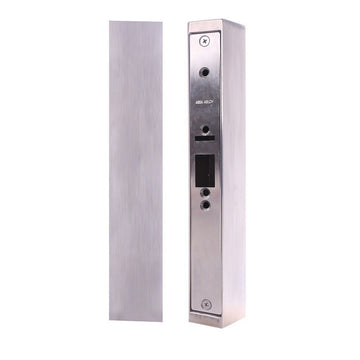 351 Abloy Solenoid is an electromechanical lock and can be used for double action swinging doors 351 Surface Mounted Housing Strike plate Kit