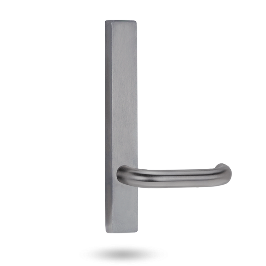 Lockwood 4800 Series Square End Plate with LED Lens - Outdoor Options External plate and lever. No cylinder hole