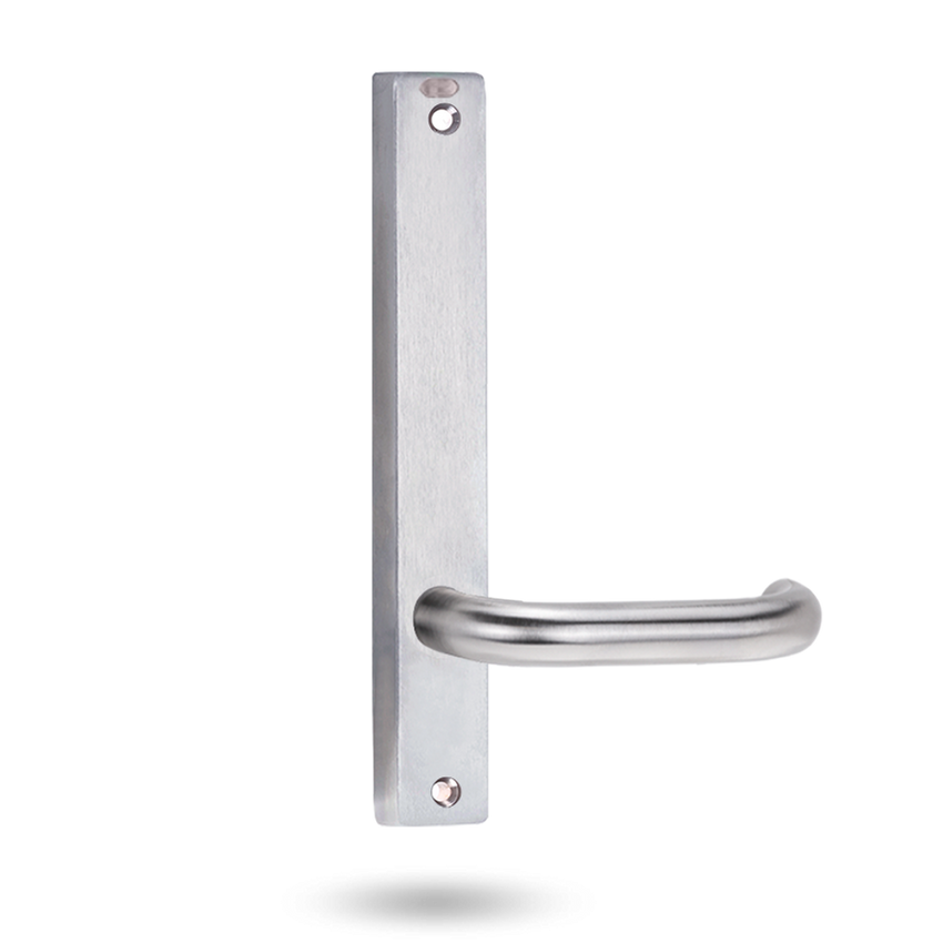 Lockwood 4800 Series Square End Plate with LED Lens - Options 4912 Square End Plate with LED Lens & 70 Lever no cylinder hole