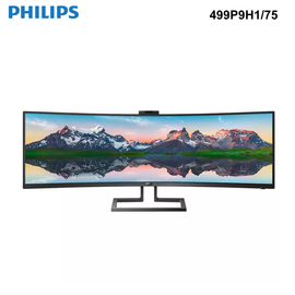 499P9H1/75 - Philips Brilliance 48.8" 5K UHD Curved Screen WLED LCD Monitor - 32:9 - Black