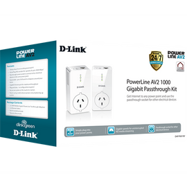 DHP-P601AV - D-Link Powerline AV2 1000 Gigabit Passthrough Kit