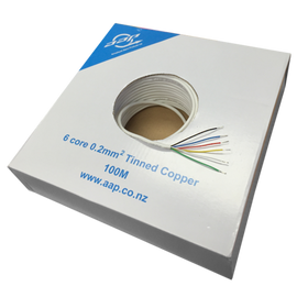 6C2-100-CU - 6-Core 0.2mm Tinned Copper 100m