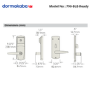 790-BLE-Ready - dormakaba - Electronic Hotel Locks (Bluetooth ready but not enabled)