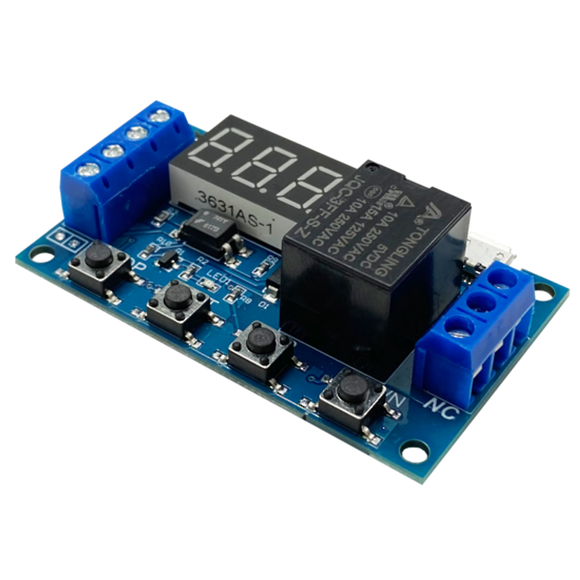 AT2-PCB - Universal timer board 5V -24V DC with multi timer function