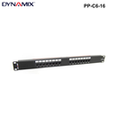 PP-C6- - 19'' Cat6 UTP Patch Panels - Options 12, 16, 24 and 48 Way 16 Port 19'' Cat6 UTP Patch Panel